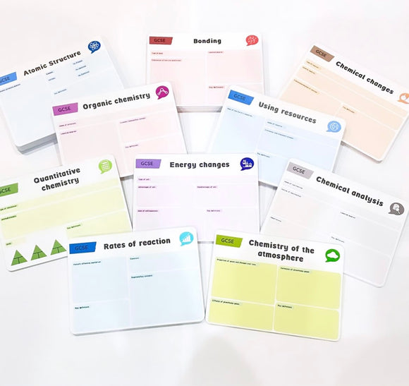 CHEMISTRY ULTIMATE FLASHCARD BUNDLE